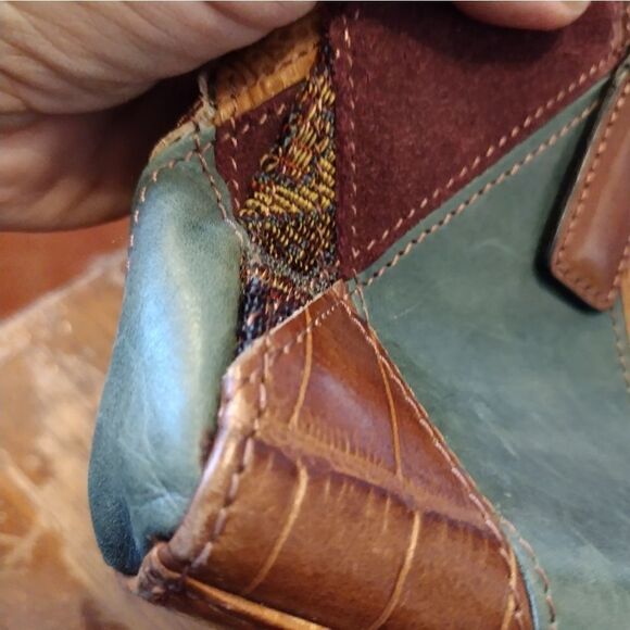 Fossil patchwork leather bag - Picture 12 of 12